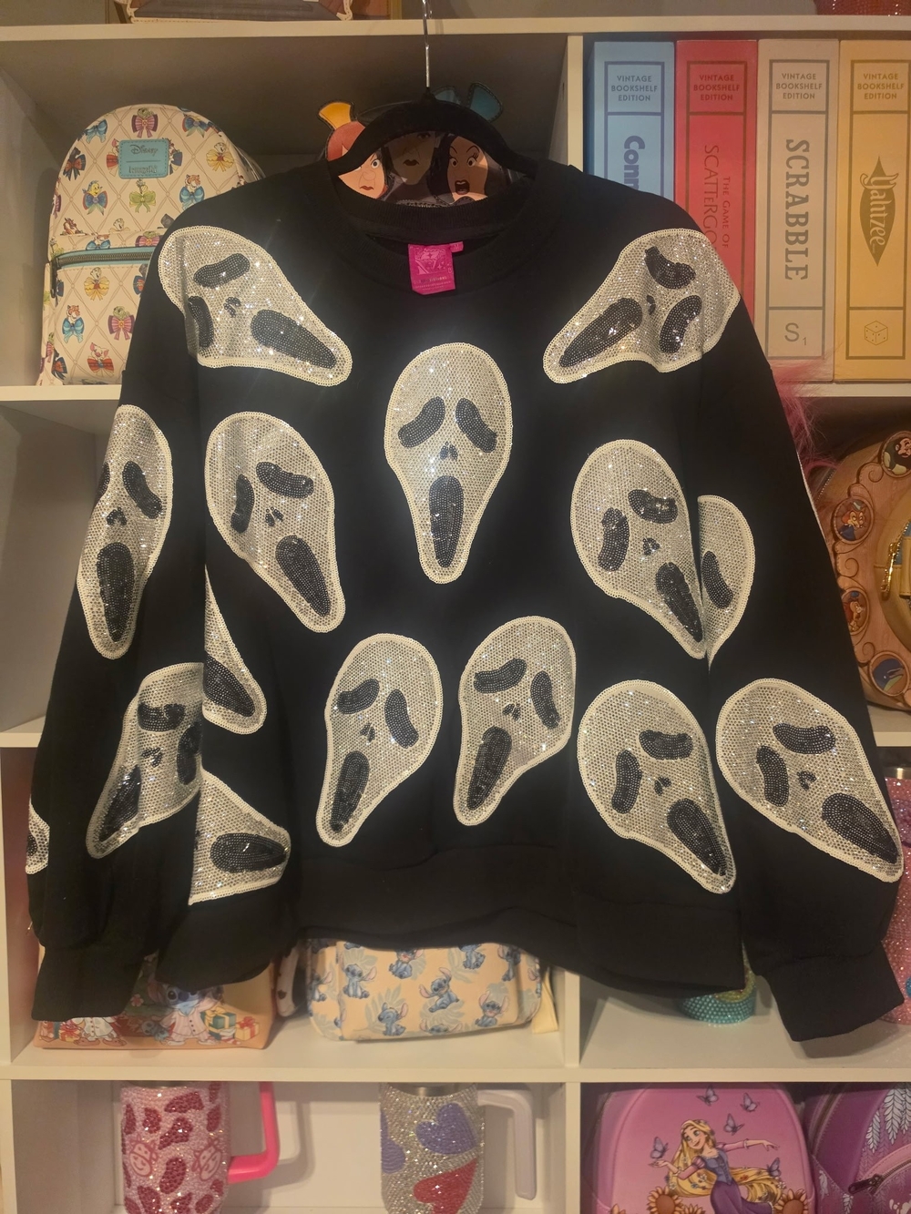 QUEEN OF SPARKLES Scream Sweater